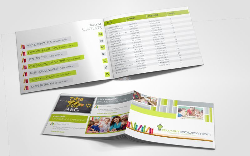 Smart Education Book Catalog Design