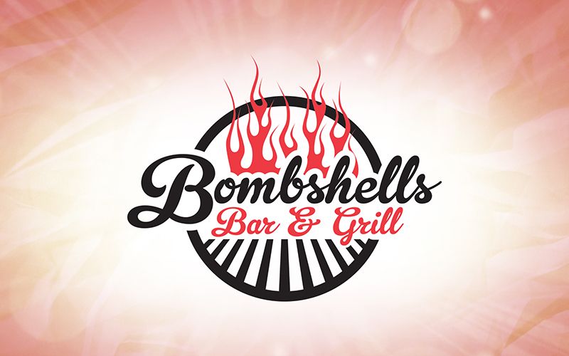 Bombshell Bar and Grill Logo Design