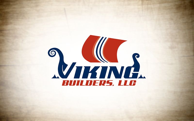 Viking Builders Logo Design