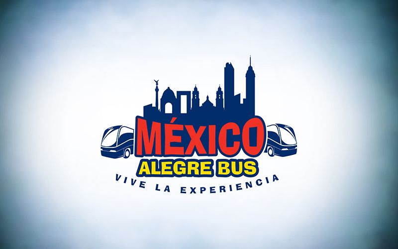 Mexico Alegre Bus Logo Design