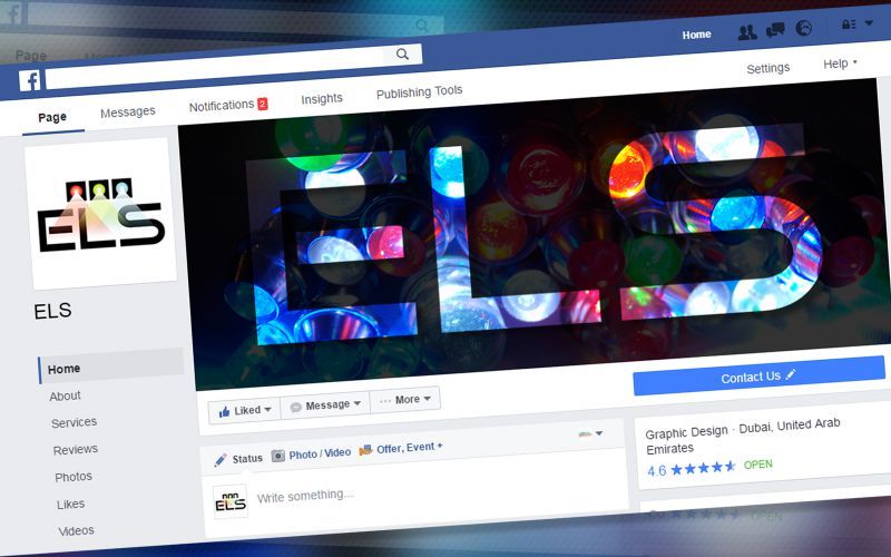 ELS Energy and Lighting Social Media Design