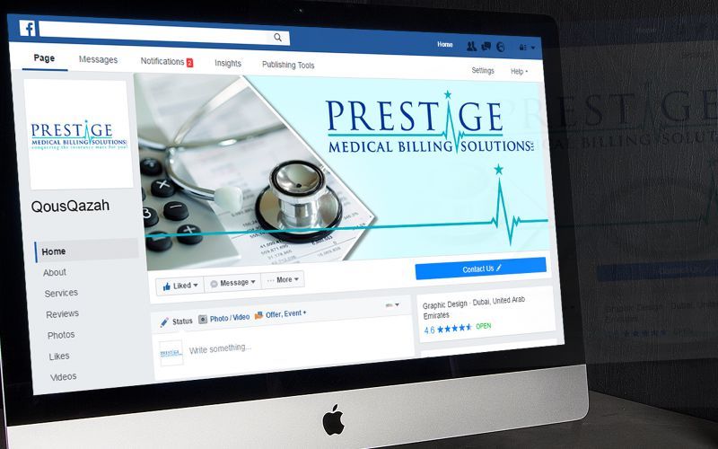 Prestige Medical Billing Social Media Design