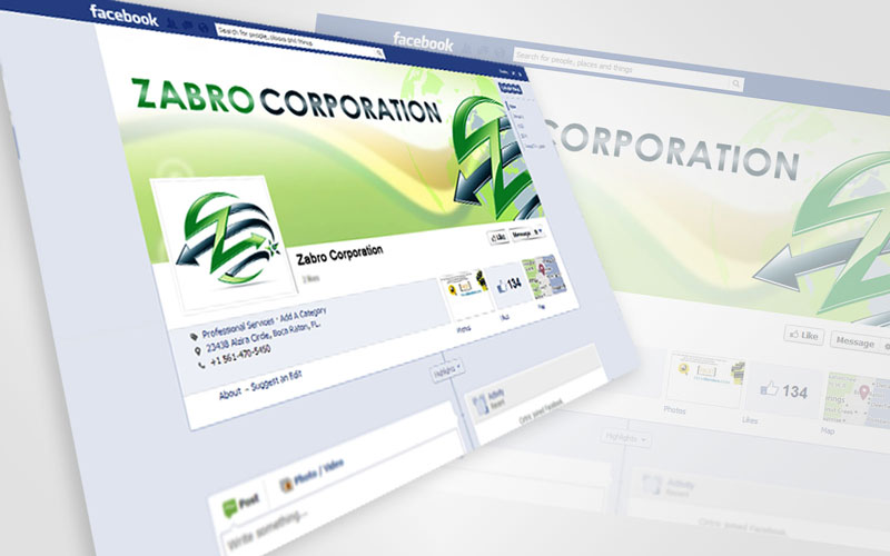 Zabro Corp. Social Media Design