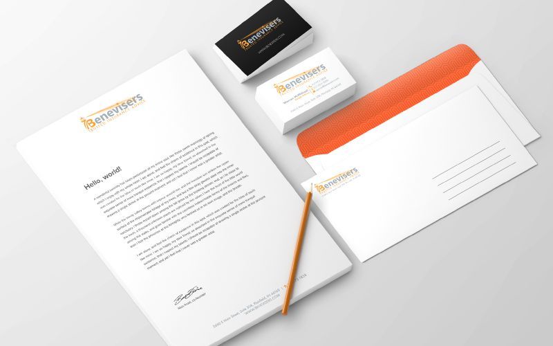 Benevisors Stationery Design