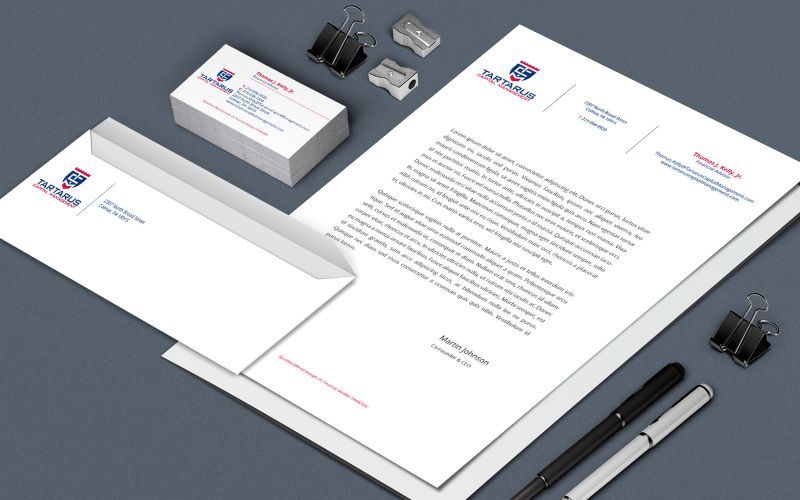 Tartarus Capital Stationery Design