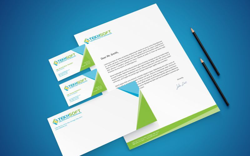 Tekhsoft Stationery Design