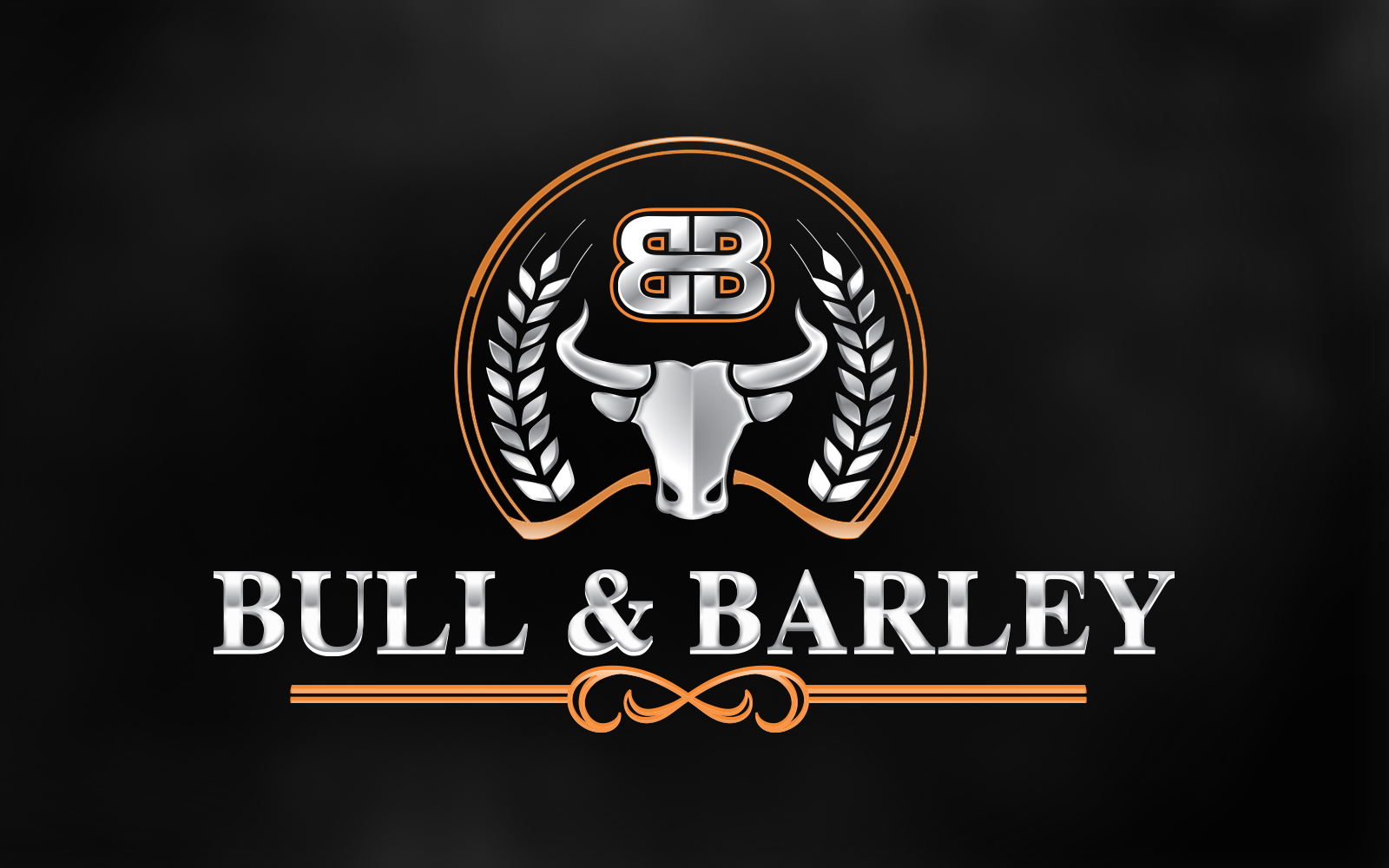 Bull and Barley 3D Logo Design