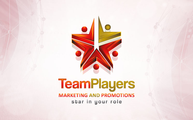 Team Player 3D Logo Design