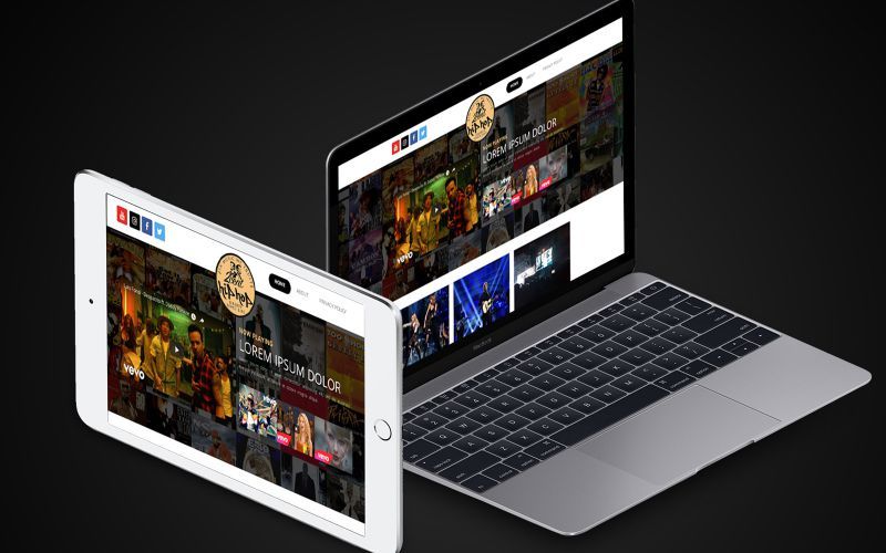 2cent Hip Hop Website Design