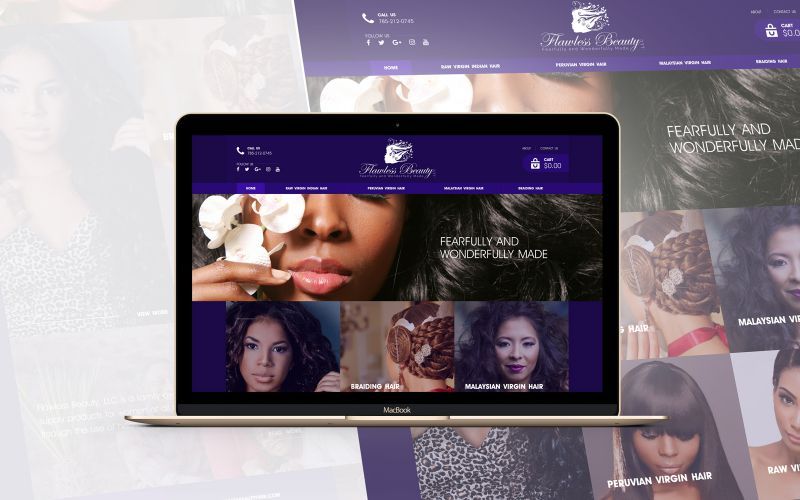 Flawless Beauty Website Design