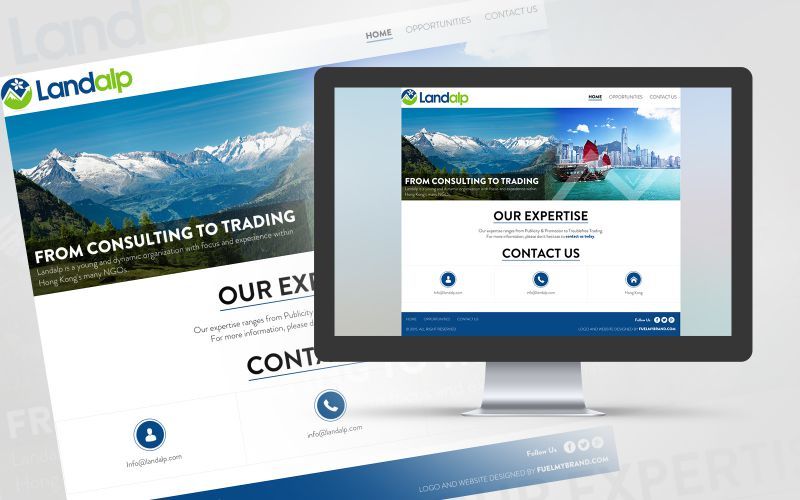 LandAlp Website Design