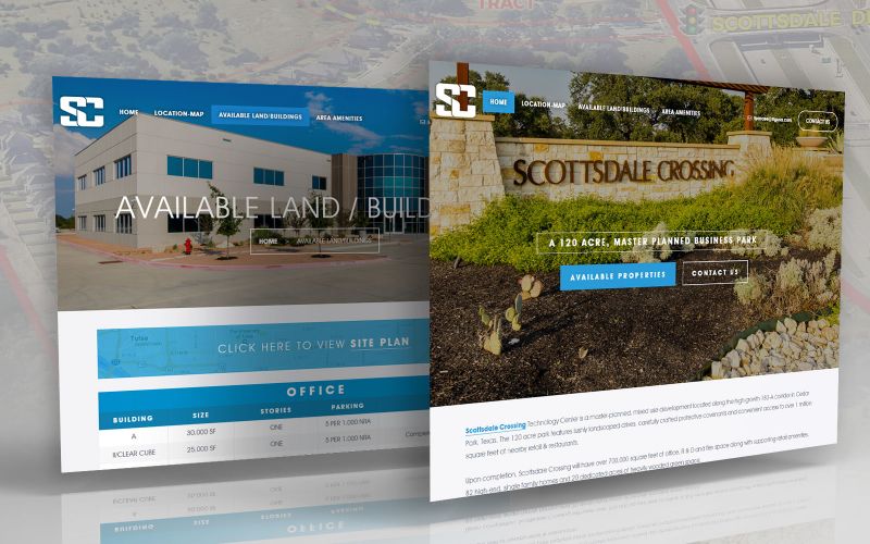 Scottsdale Crossing Website Design