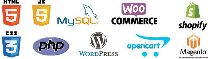 Working on PHP, MySQL, WordPress, Magento, WooCommerce, Shopify and Opencart