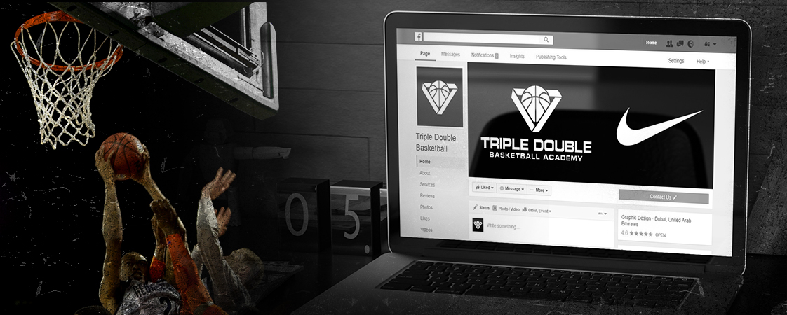 Triple Double Basketball Academy Social Media Design