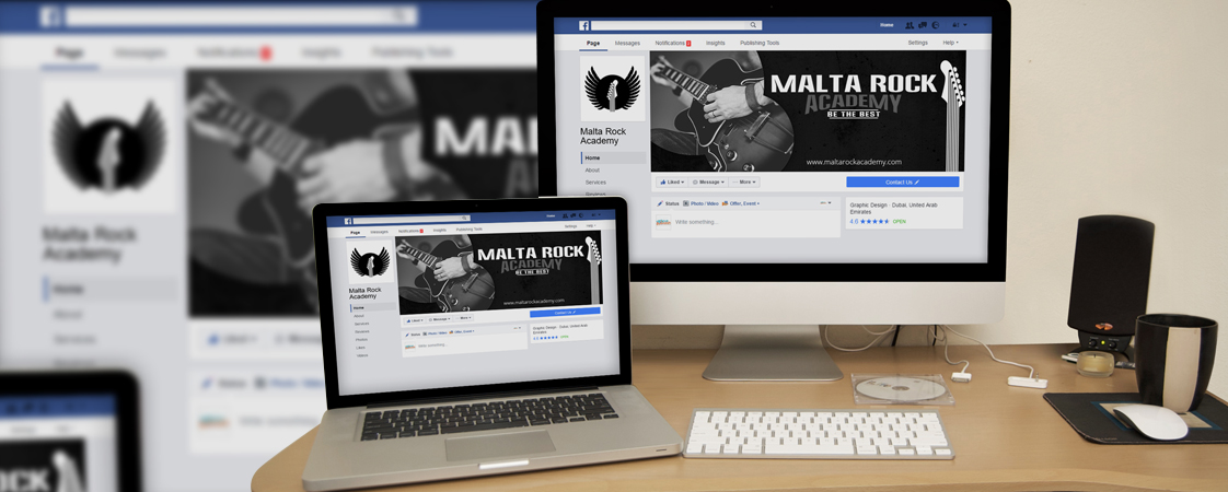 Malta Rock Academy Social Media Design